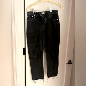 Madewell Jeans - The High-Rise Slim Crop Boyjean (Size 6)